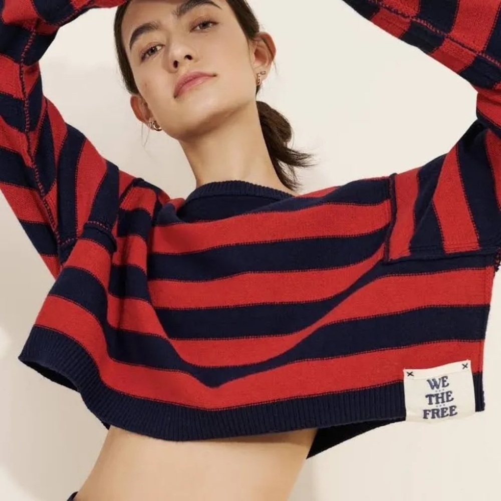 Free People Into the Blue Pullover